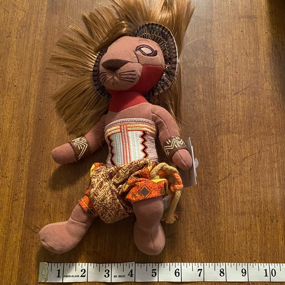 Disney The Lion King Broadway Musical Simba Beanbag Plush (NWT) - Picture 5 of 6